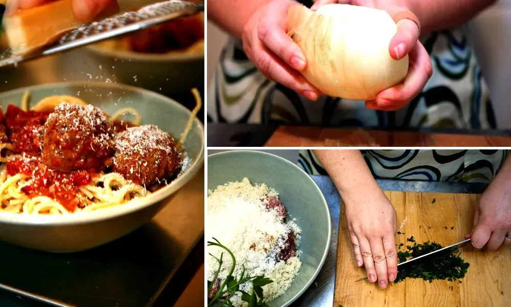 meatballs and spaghetti