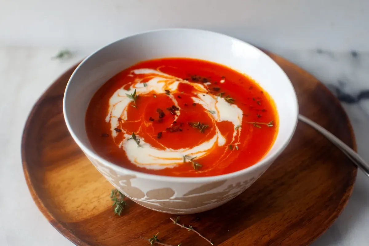 red pepper soup
