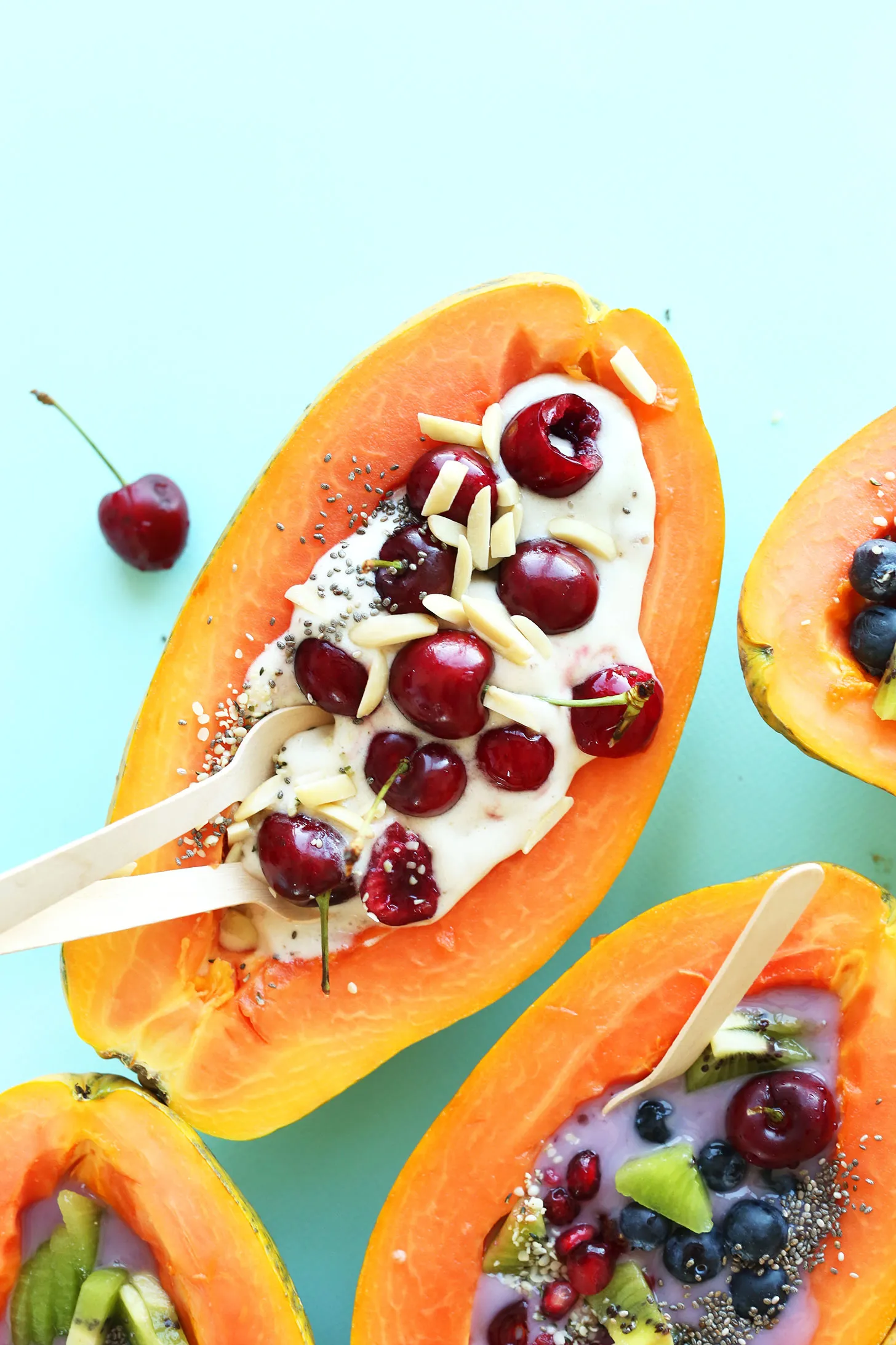 Tropical Papaya Boats