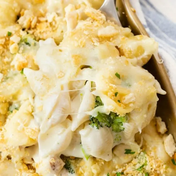 Chicken Alfredo Bake