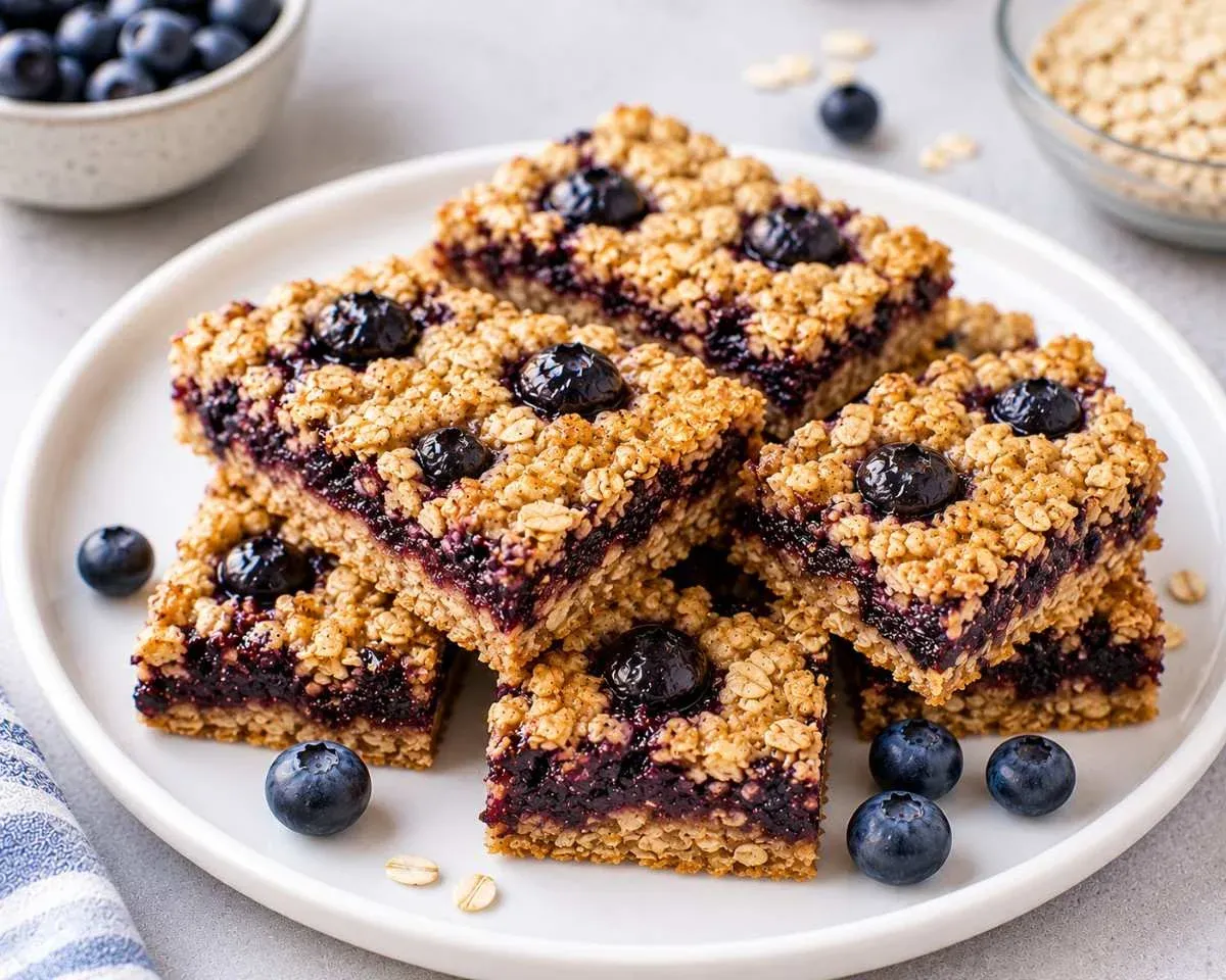 Blueberry Oat Breakfast Bars