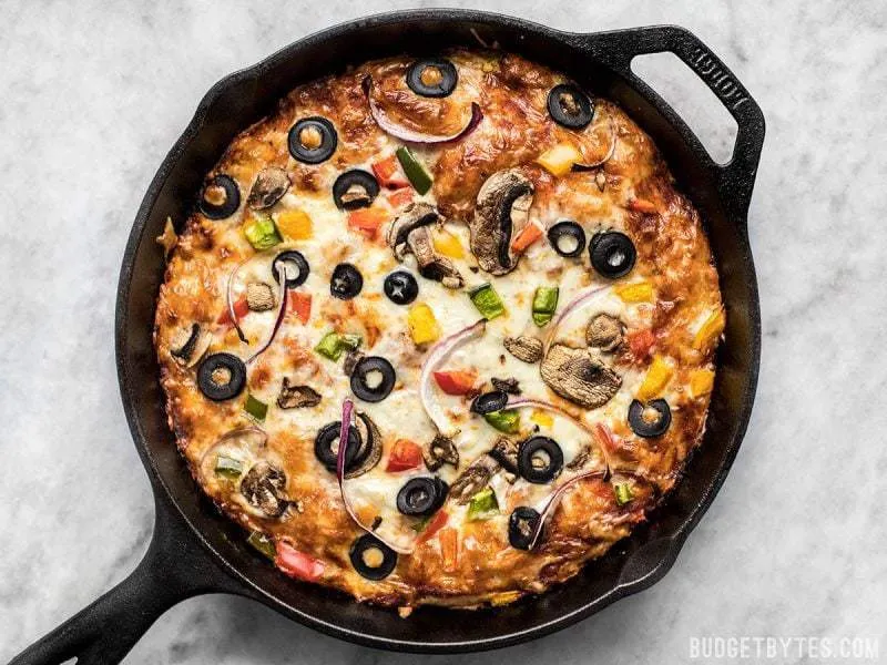 No Knead Pan Pizza