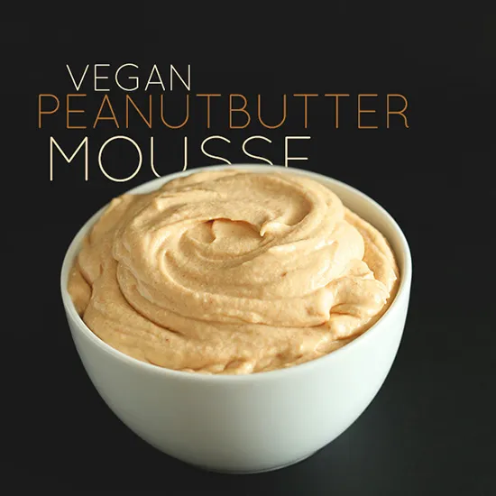 3-Ingredient Peanut Butter Mousse