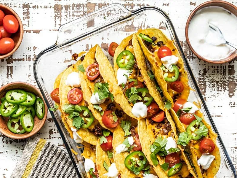 Baked Beef Tacos