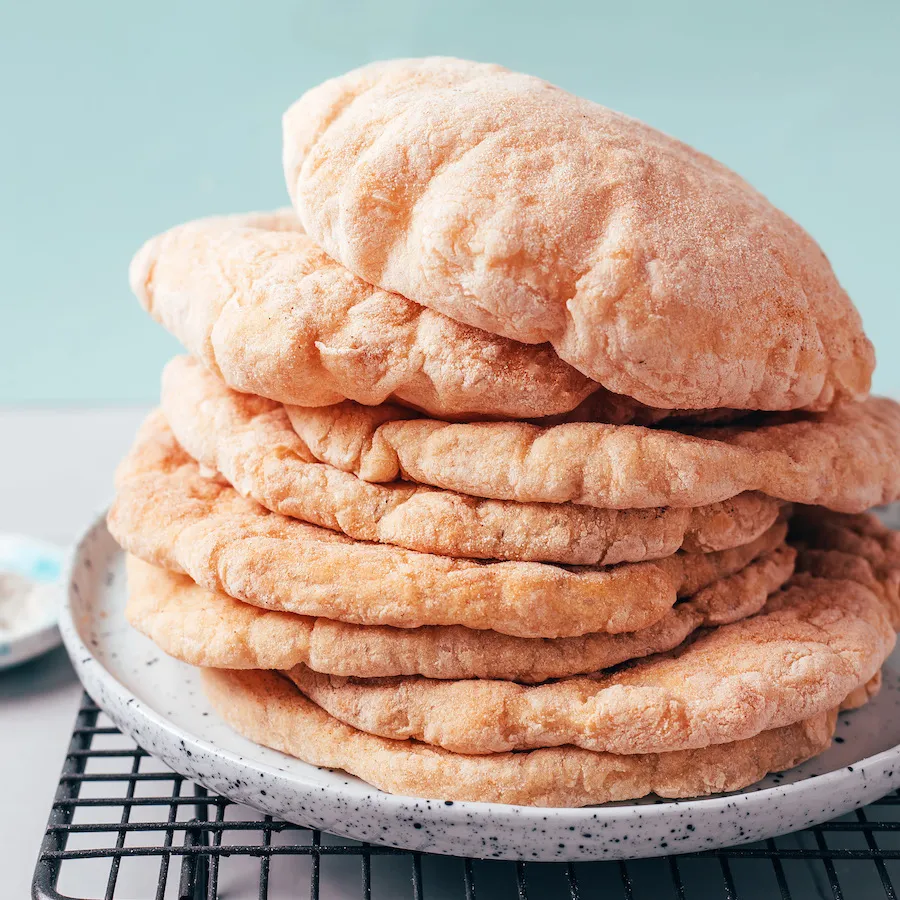 Pillowy Gluten-Free Pita (from Aran Goyoaga’s Cookbook)