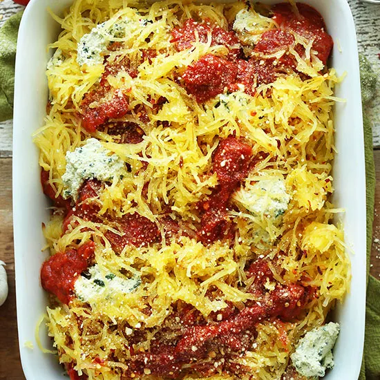Spaghetti Squash Lasagna Bake