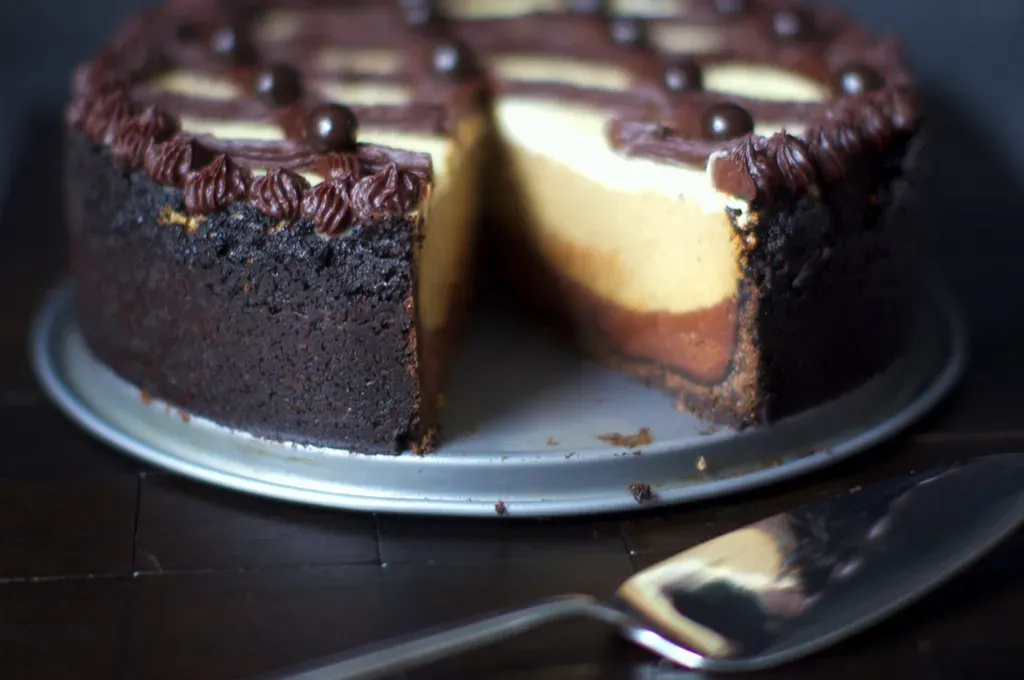 cappuccino fudge cheesecake