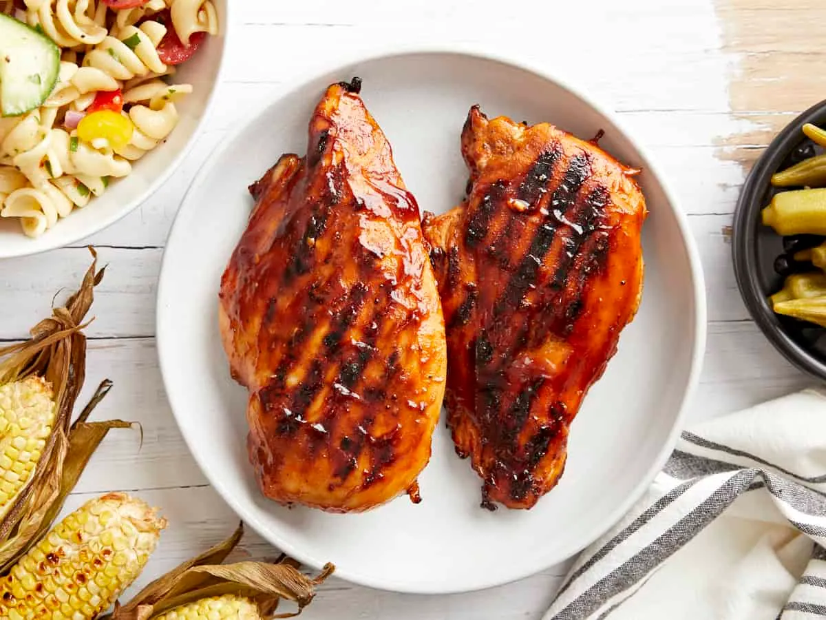 Grilled BBQ Chicken Breasts