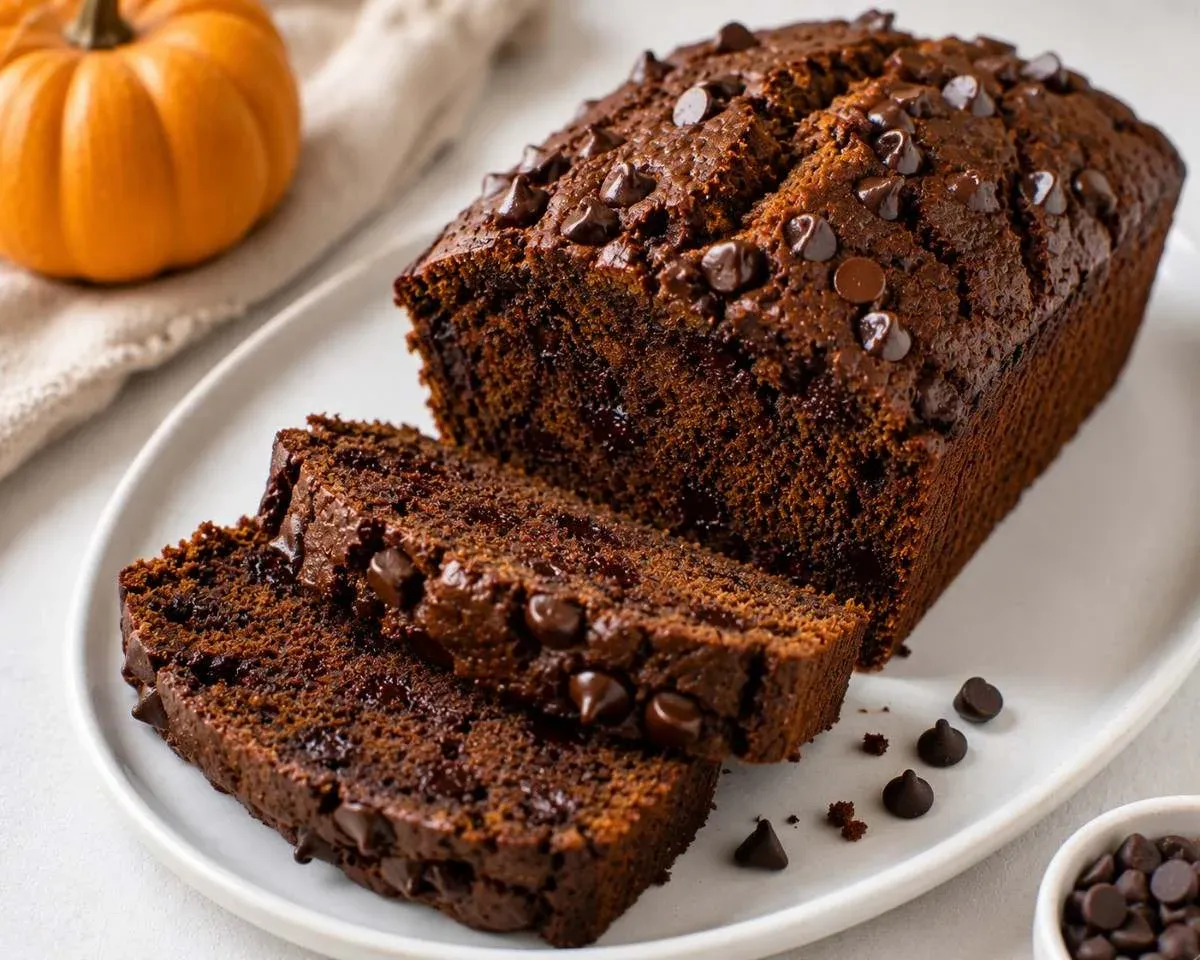 Rich Double Chocolate Pumpkin Bread – Moist and Delicious