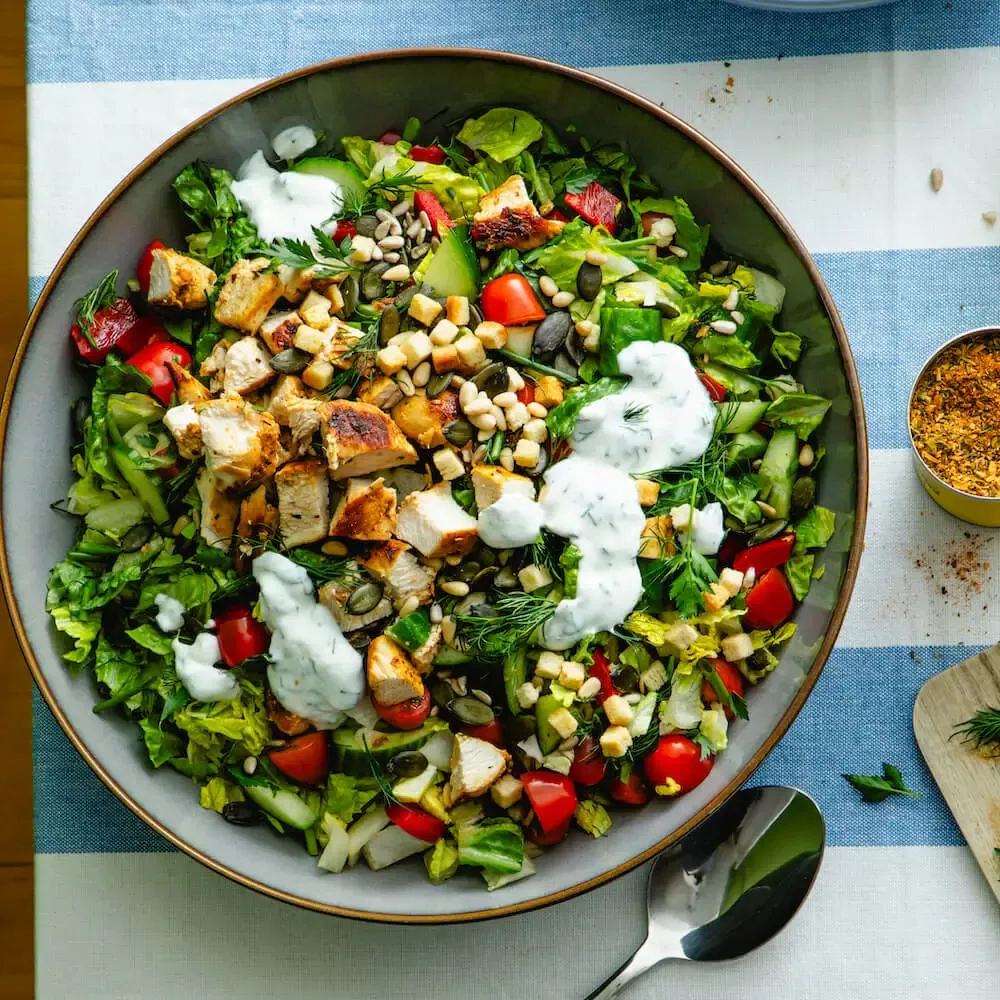 BBQ Chicken Chopped Salad Recipe – Easy and Flavorful