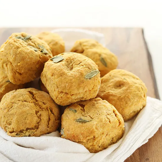 Pumpkin Sage Biscuits