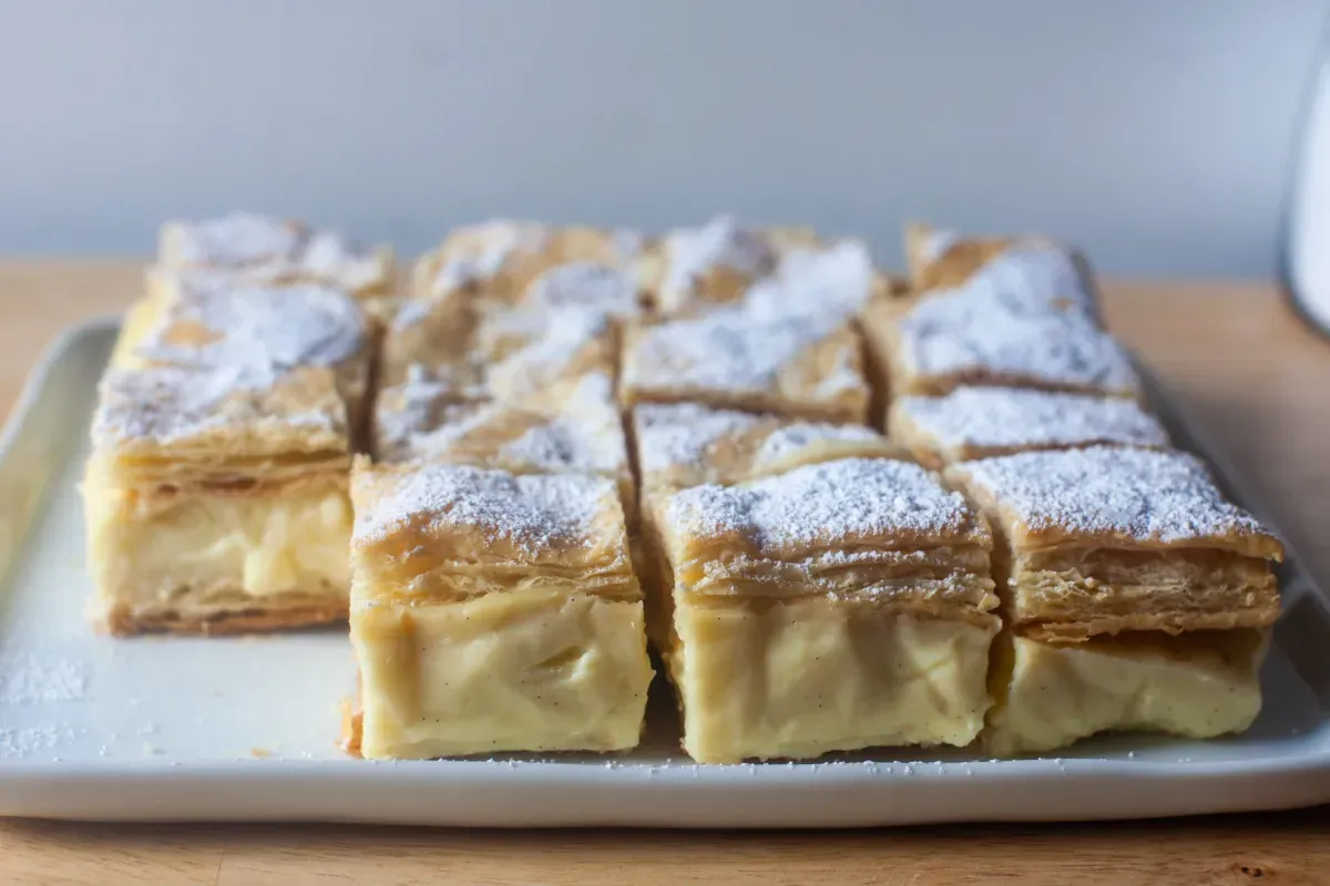 vanilla custard slices